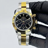 Daytona 2 Tone Gold Black Dial - GodTierMods